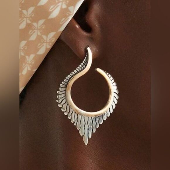 Boho wing Earrings N1356 - Picture 1 of 4